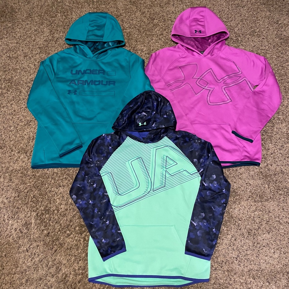 Girls Youth XLG Under Armor Hoodies